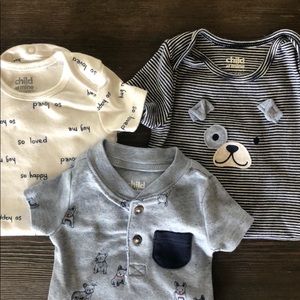 Set of 3 onesies